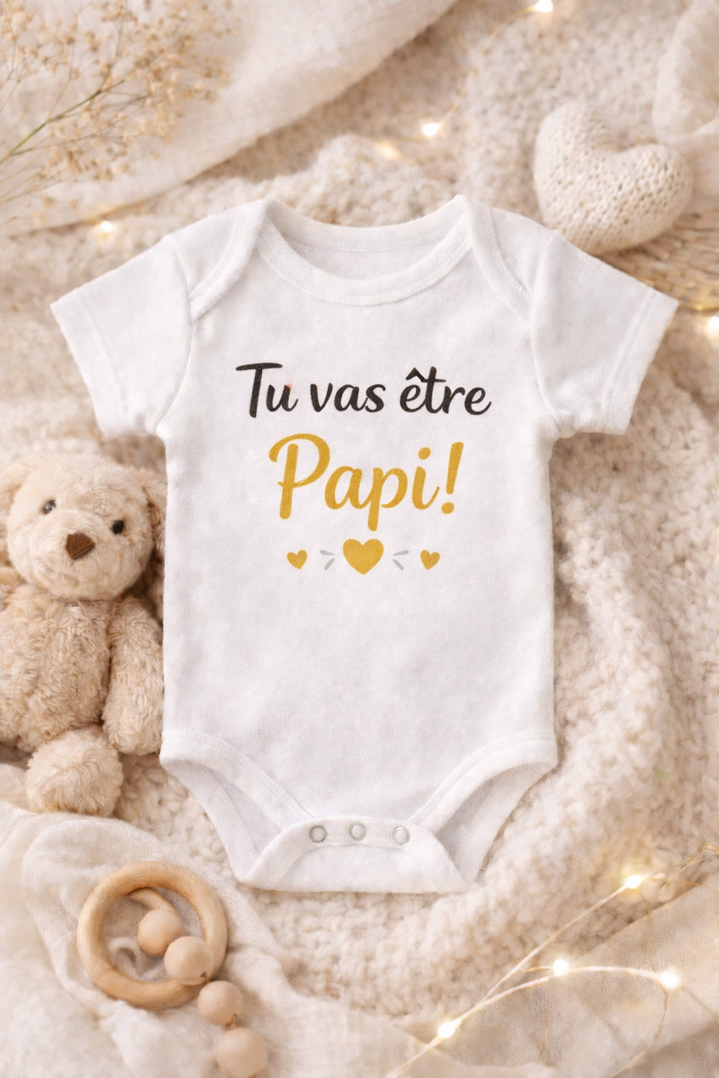 Body Bébé Humour – Annonce de Grossesse Grands-Parents
