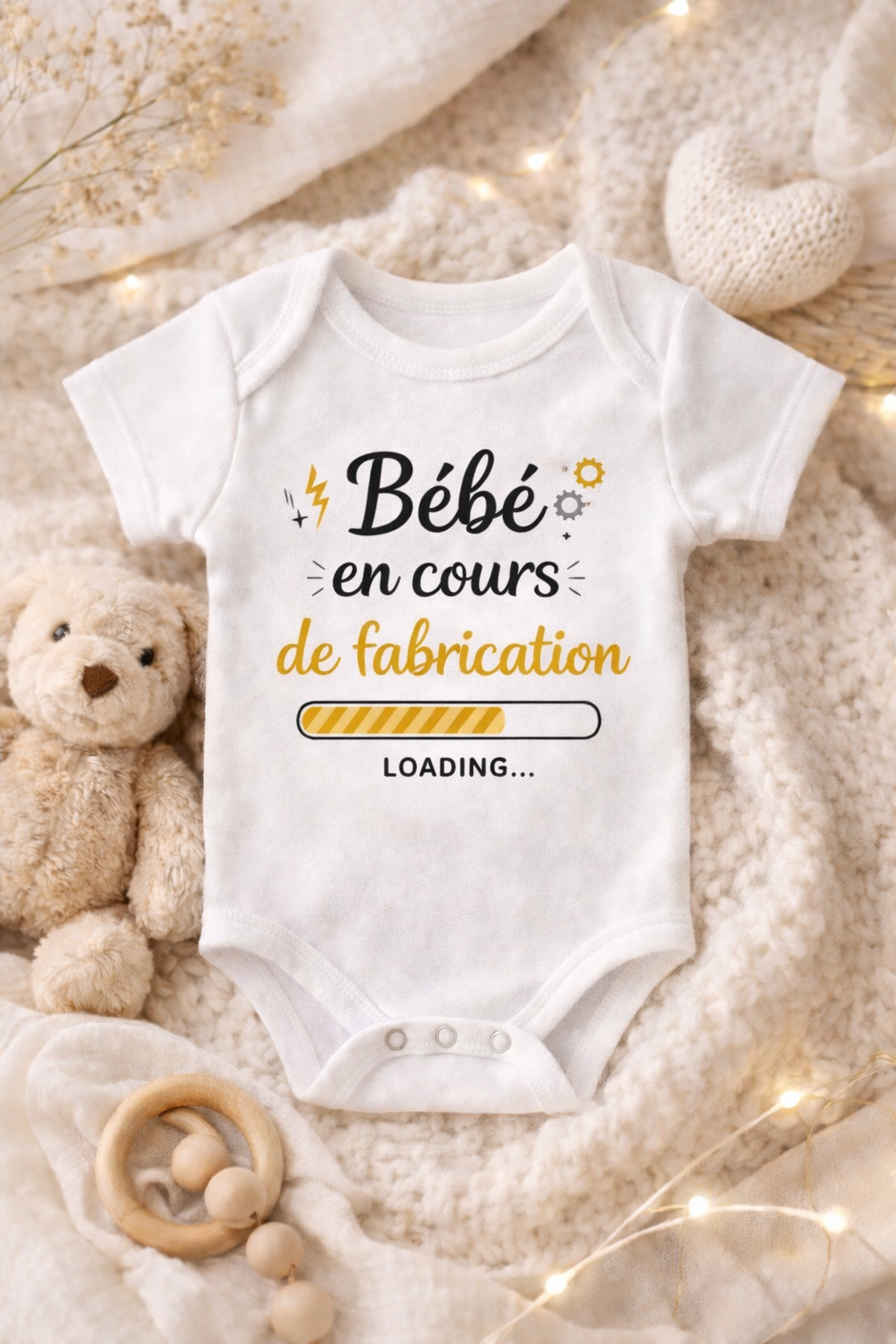Body Bébé Humour – Annonce de Grossesse Originale
