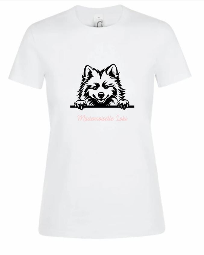 T-shirt personnalisé avec photo de chien, portrait d'animal de compagnie, cadeau pour hommes et femmes, vêtements pour amoureux des chiens