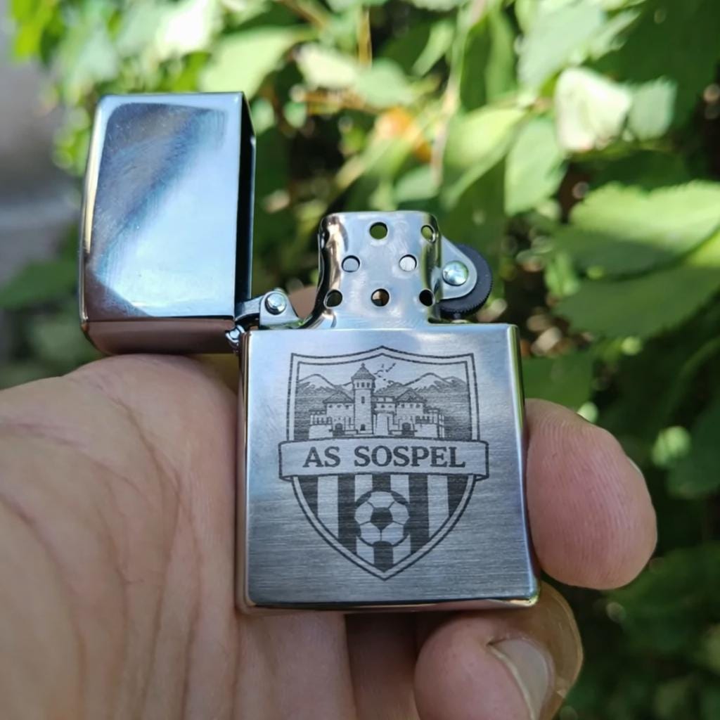 Briquet Zippo personnalisé gravé avec texte ou photo
