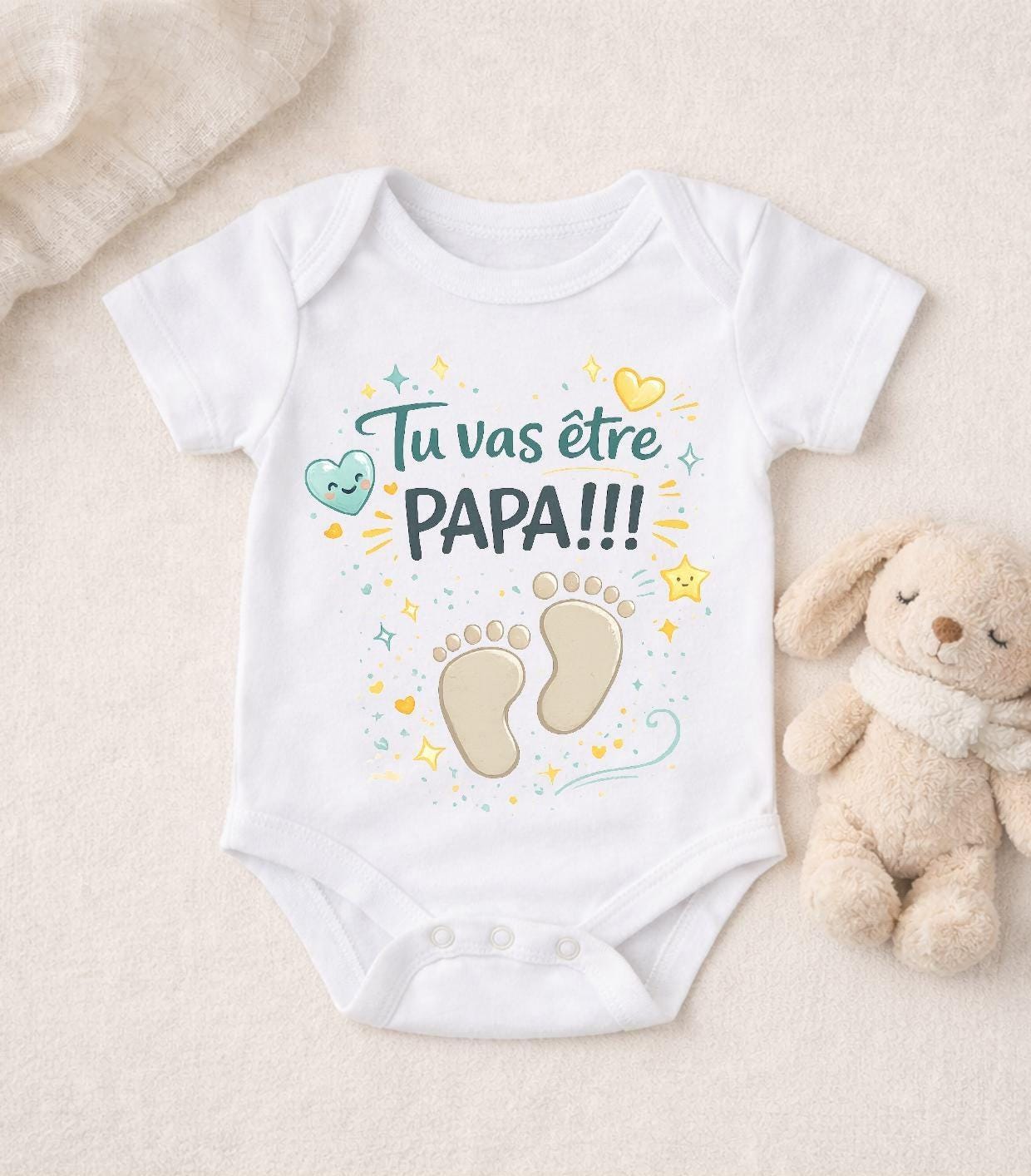 Body bébé annonce grossesse – Tu vas être Papa – Body bébé annonce future naissance – Cadeau annonce famille