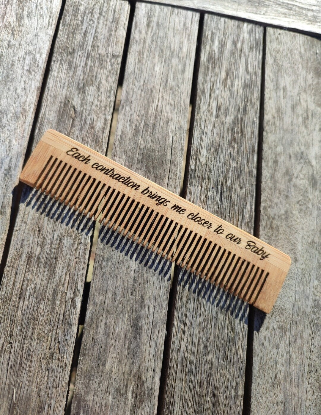 Labor Comb Wooden Pain Relief Tool Birth Activating Pressure Point Pregnancy Support Natural Contraction Aid