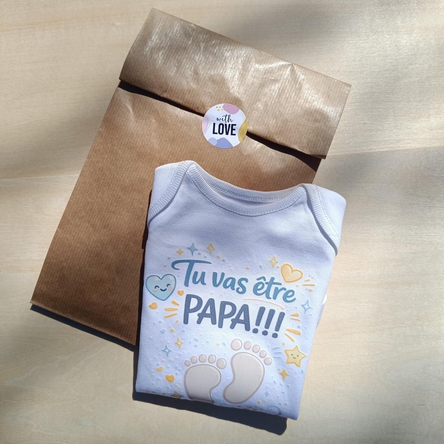 Body bébé annonce grossesse – Tu vas être Papa – Body bébé annonce future naissance – Cadeau annonce famille