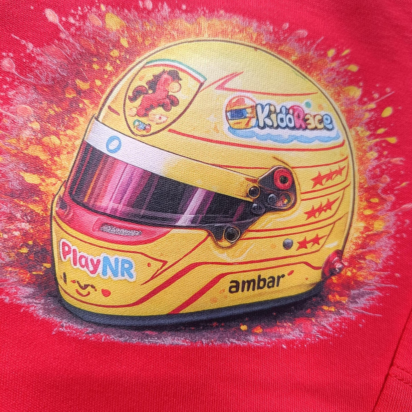 Body bébé F1 – Casque comme Hamilton – Ferrari