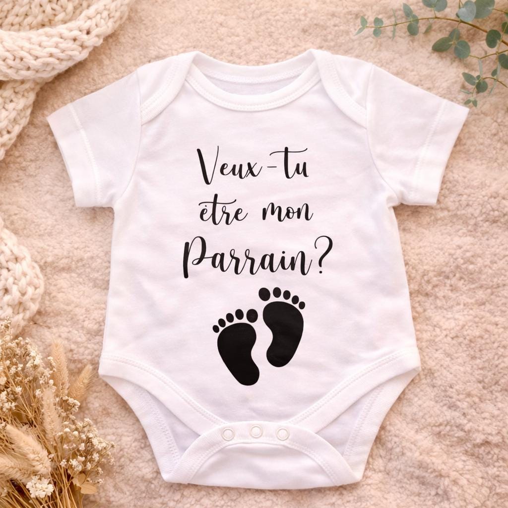 Body bébé Veux tu être mon Parrain ?