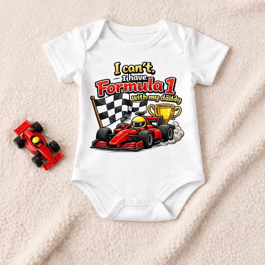 Baby Bodysuit “I Can’t I Have F1 With My Daddy”