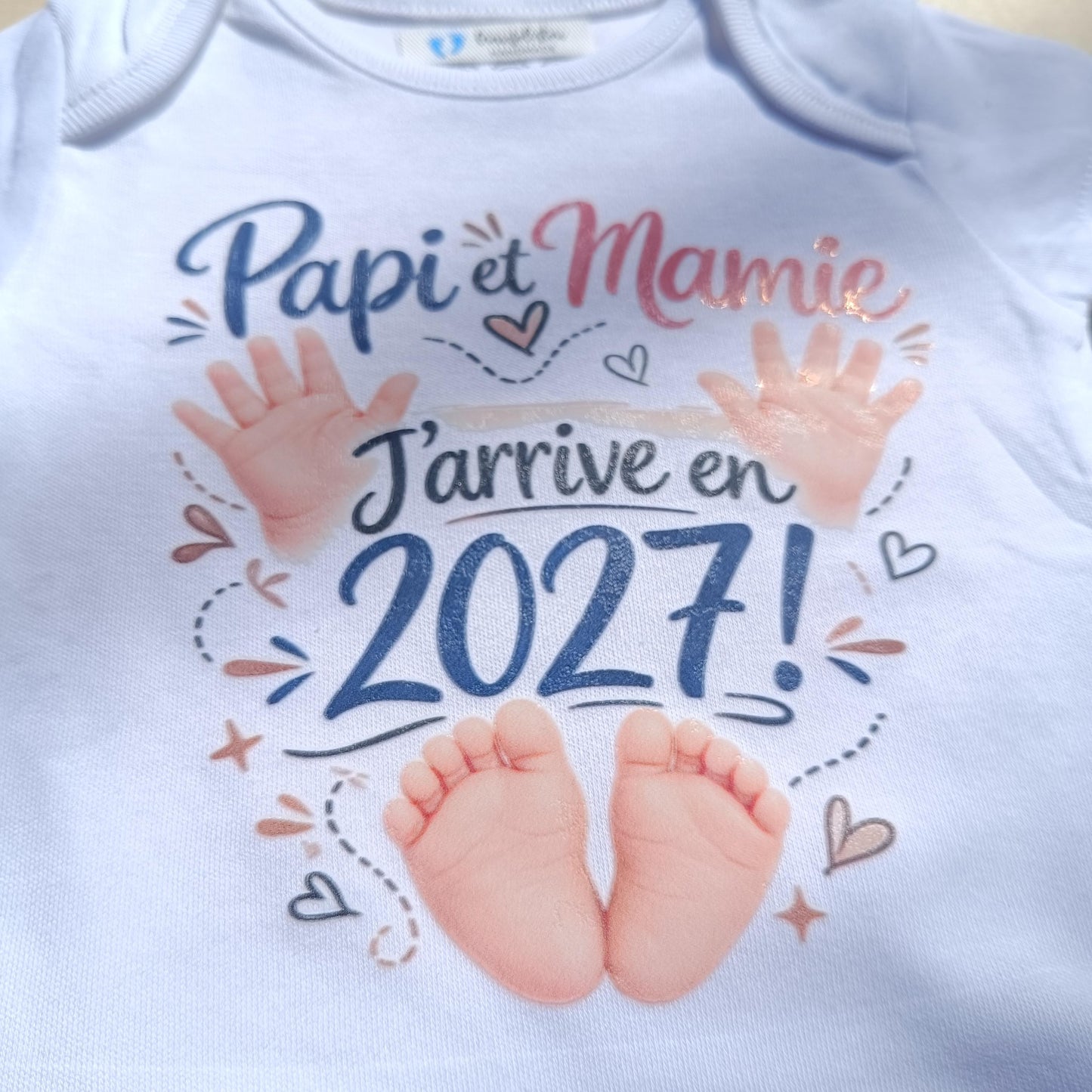 Body bébé pour annonce de grossesse