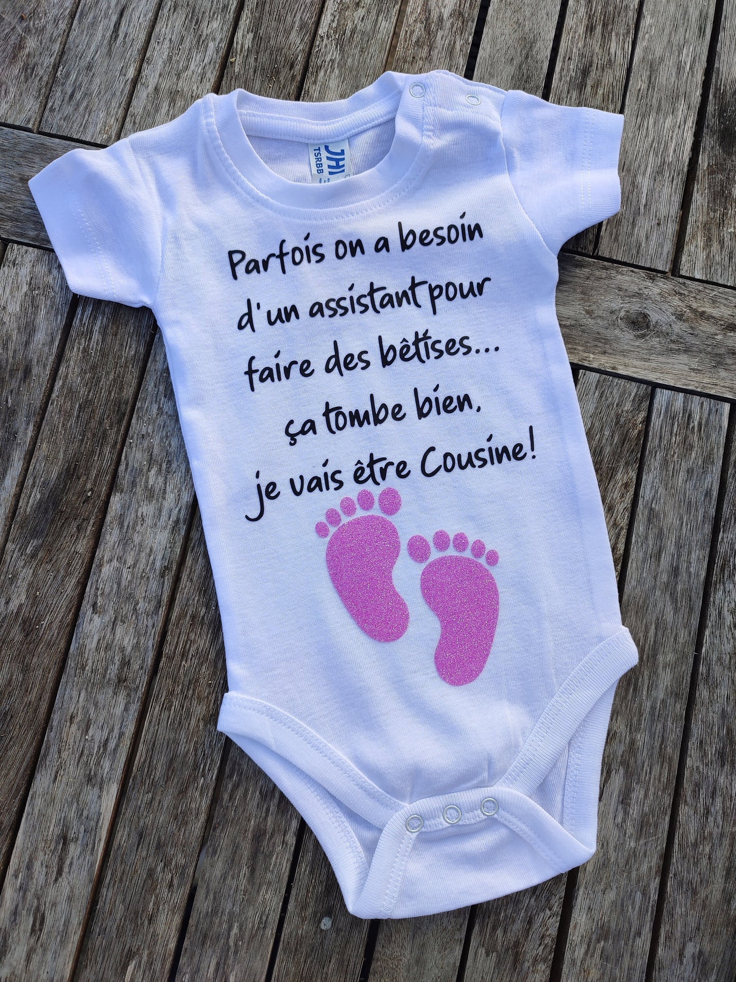 Body Bébé Annonce Grossesse Je Vais Être Cousine - Cadeau Original Humour Maternité Enceinte Naissance