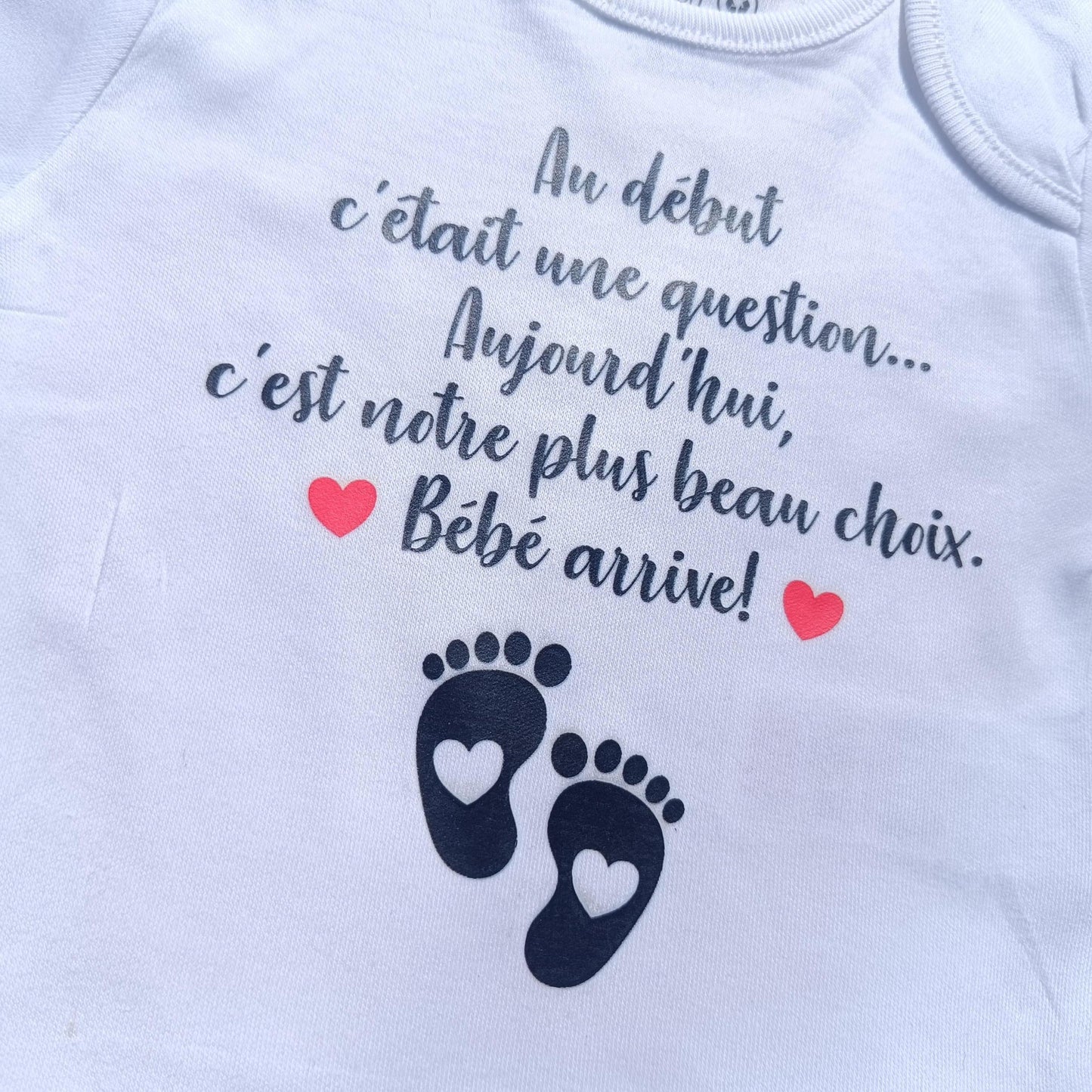 Body bébé pour annonce grossesse originale – futur papa – Idée révélation drôle – Pregnancy reveal announcement - bébé arrive en 2027
