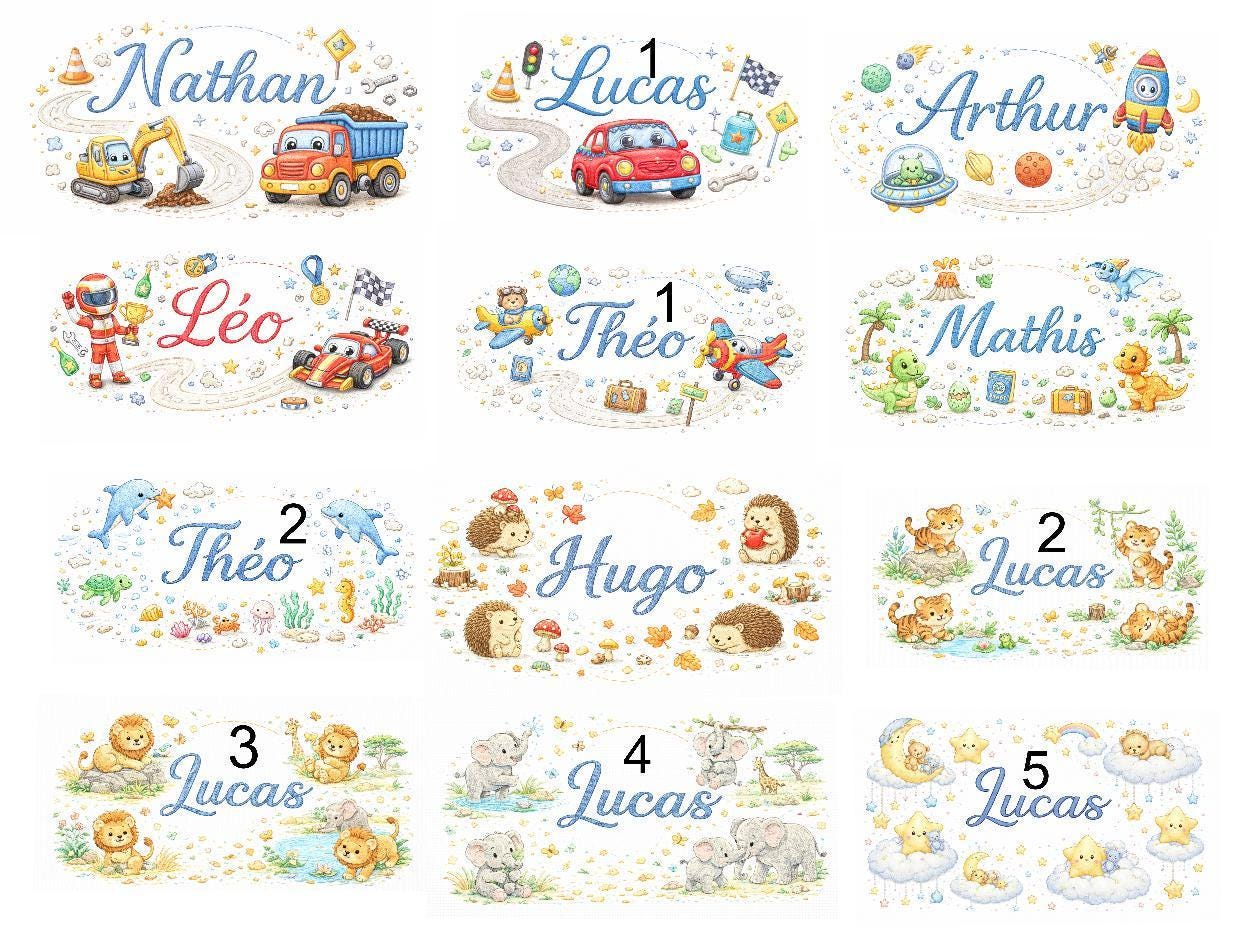 Body bébé ou tshirt Personnalisé avec prénom, garçon ou fille, cadeau de naissance, coffret maternité, premier body, thèmes au choix