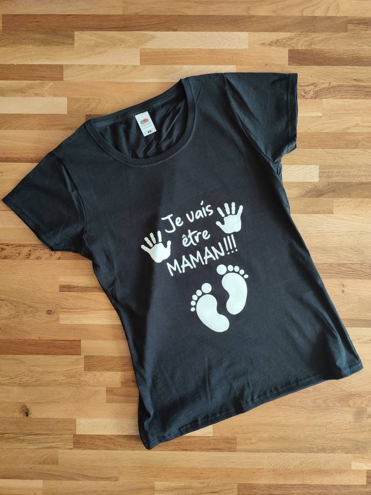 T-shirt Homme Humour Futur Papi - Annonce Grossesse Papa - Cadeau Naissance Baby Shower Maternité