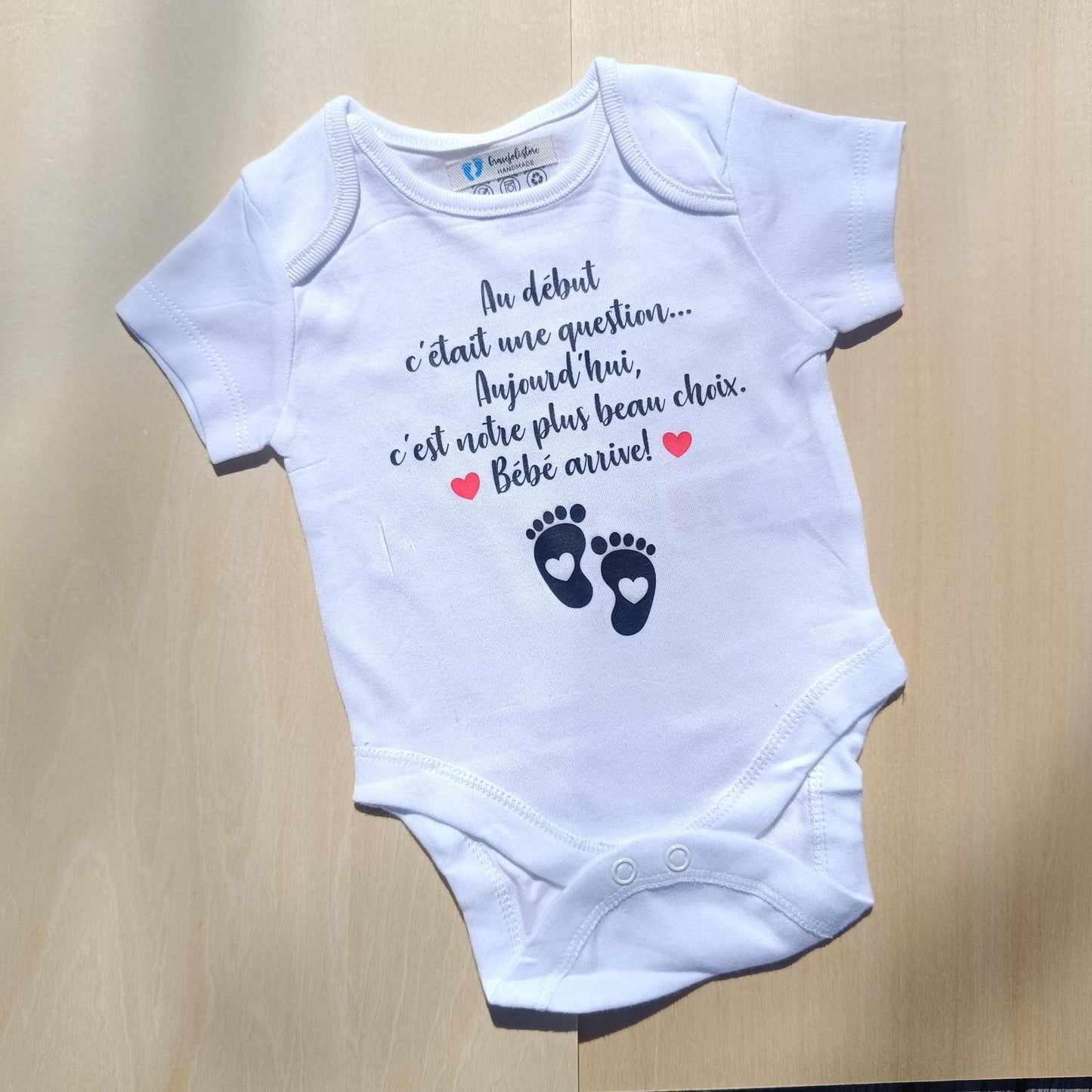 Body bébé pour annonce grossesse originale – futur papa – Idée révélation drôle – Pregnancy reveal announcement - bébé arrive en 2027