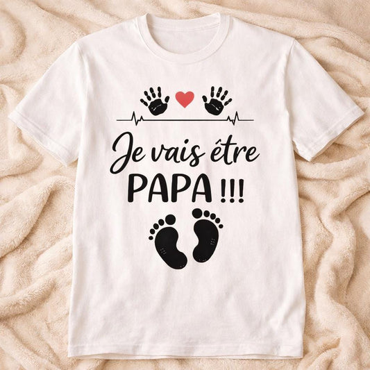 Tshirt Je vais être Papa Futur Papa