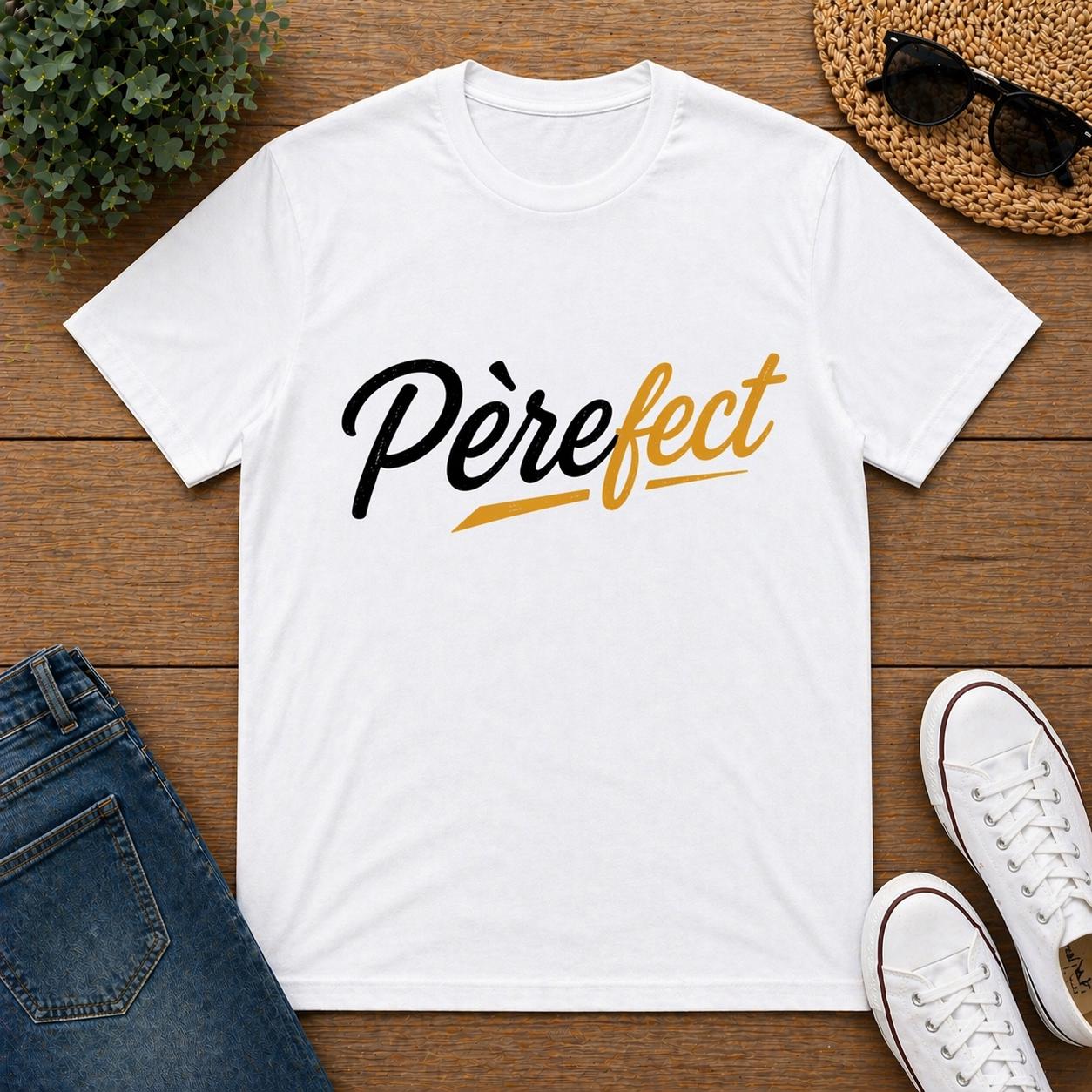 T-shirt humour apéro – Pèrefect – Tee shirt fête des pères drôle – Cadeau homme humour alcool - Carnaval Dunkerque - marrant
