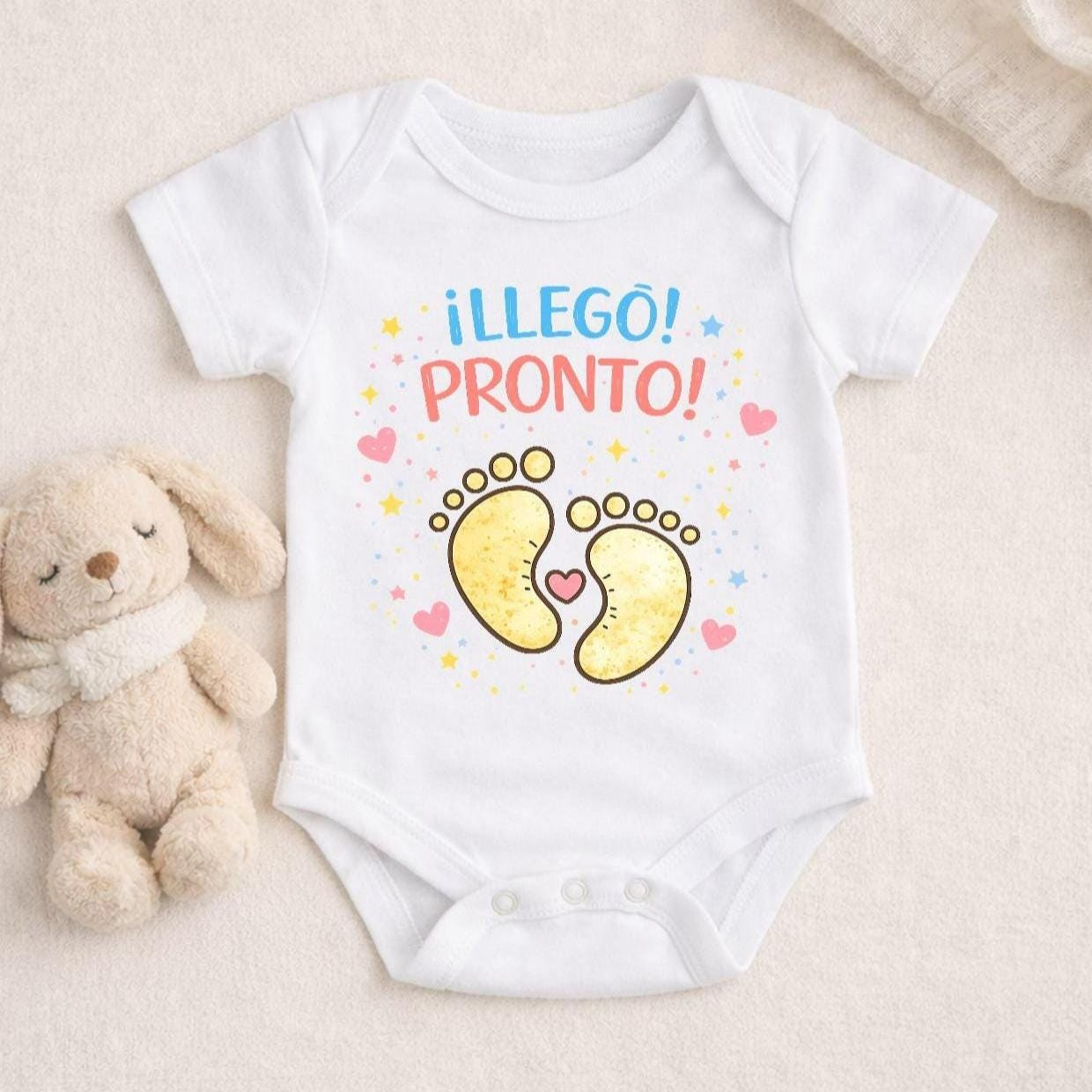 Body bebé anuncio embarazo 2026 2027 – Llego pronto !