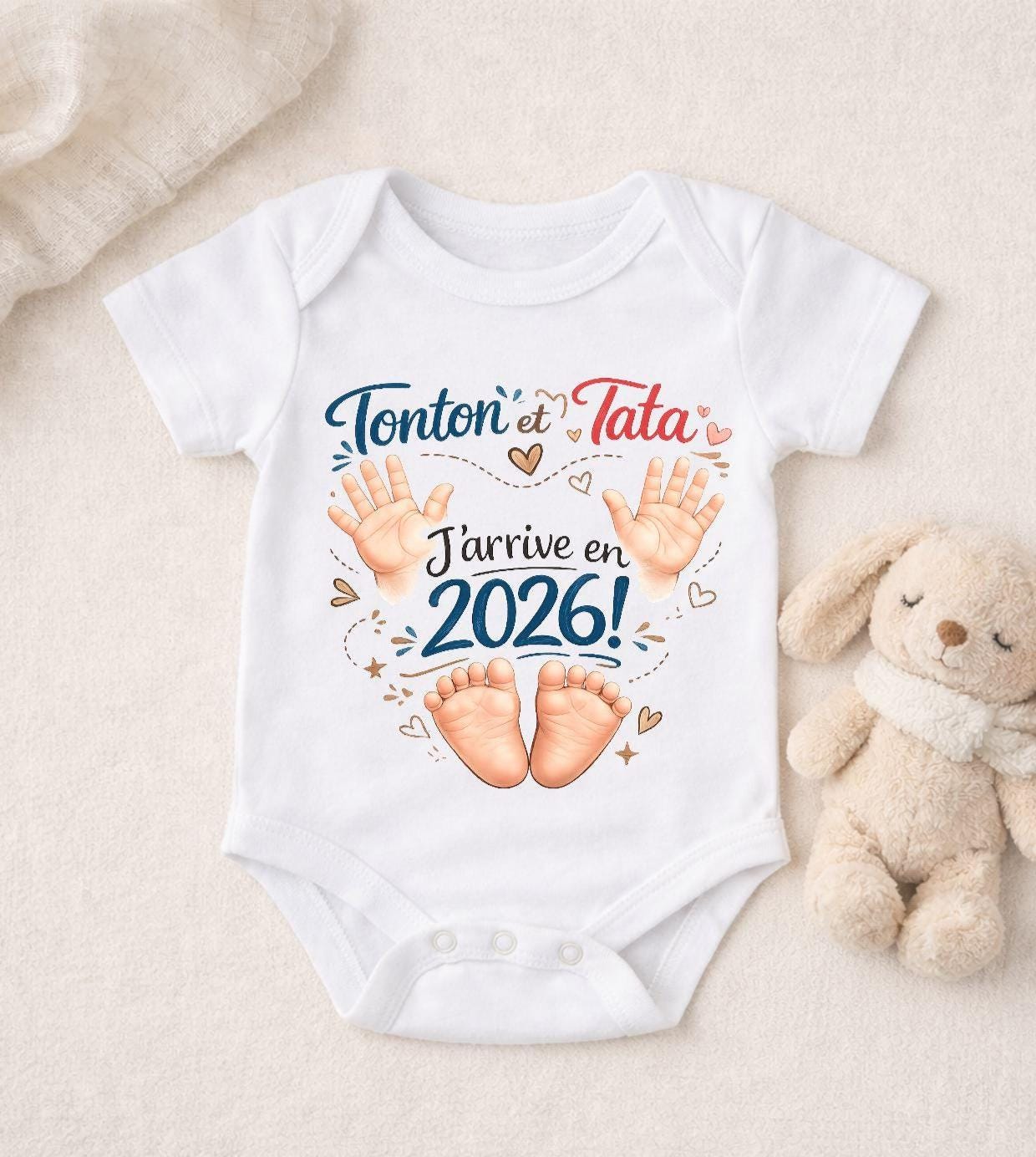 Body personnalisé annonce de grossesse (2026 2027)