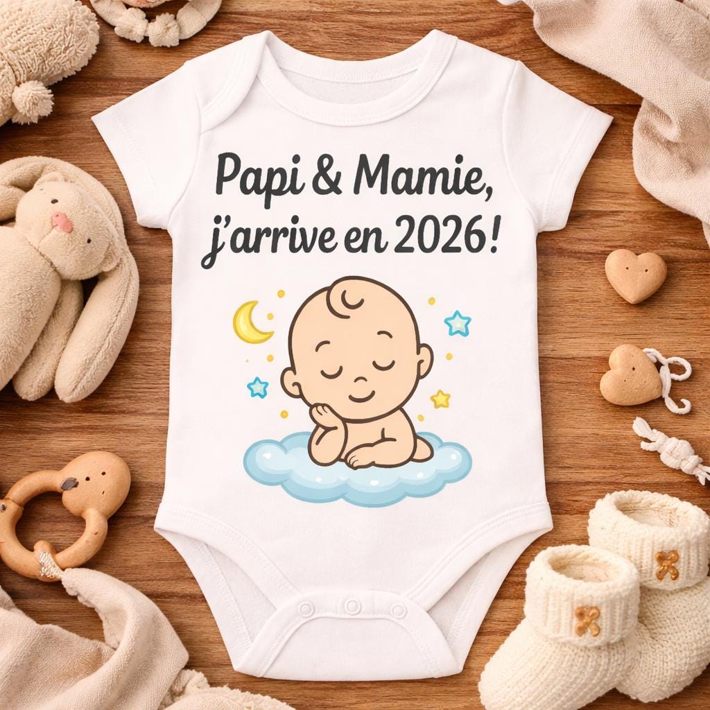 Body annonce grossesse à personnaliser