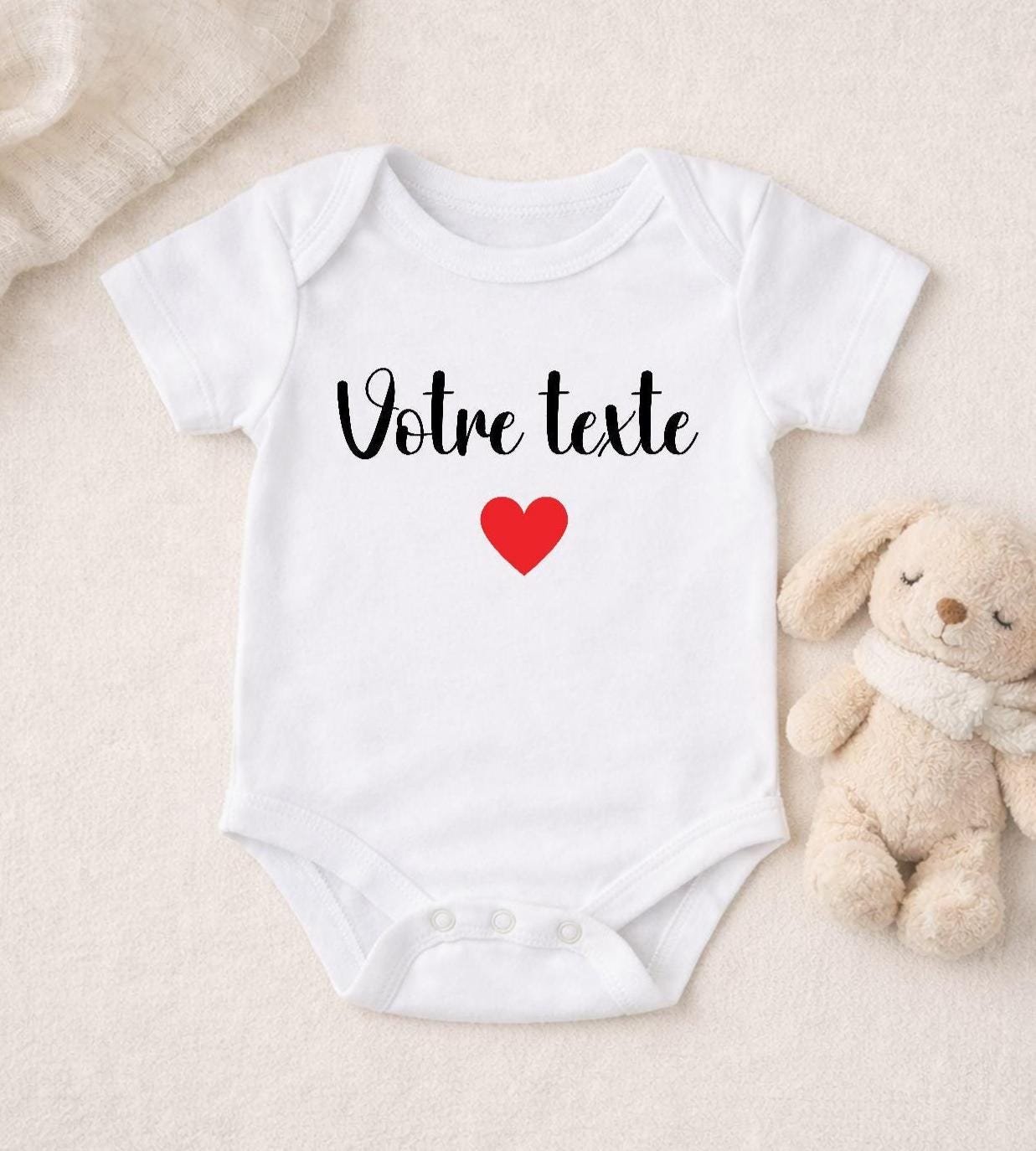 Body bébé personnalisé