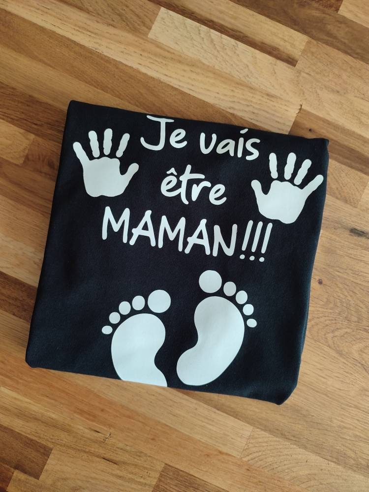 T-shirt Homme Humour Futur Papi - Annonce Grossesse Papa - Cadeau Naissance Baby Shower Maternité