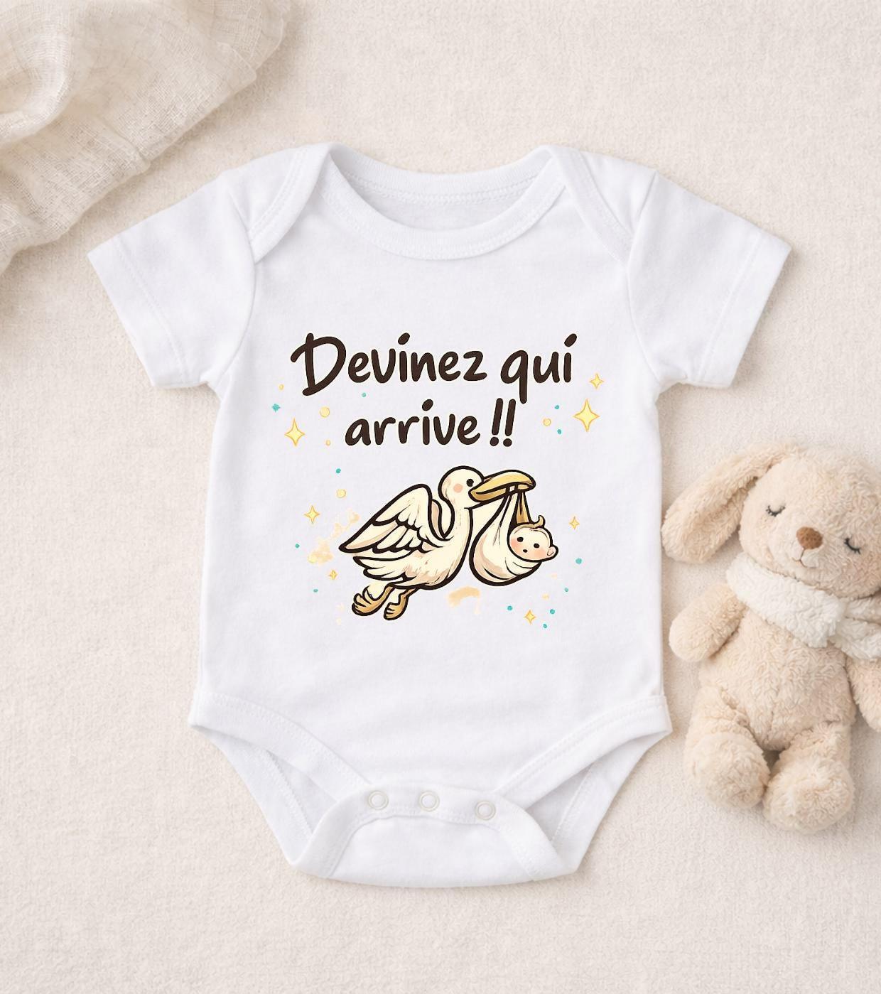 Body bébé annonce de grossesse personnalisé