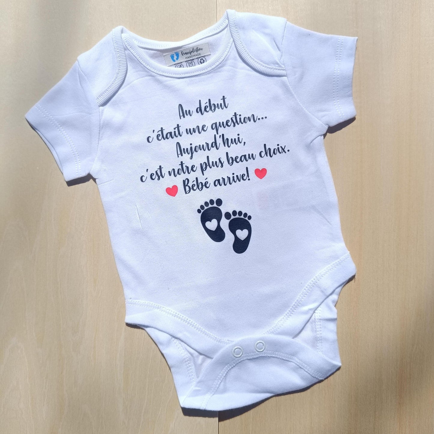 Body bébé pour annonce grossesse originale – futur papa – Idée révélation drôle – Pregnancy reveal announcement - bébé arrive en 2027