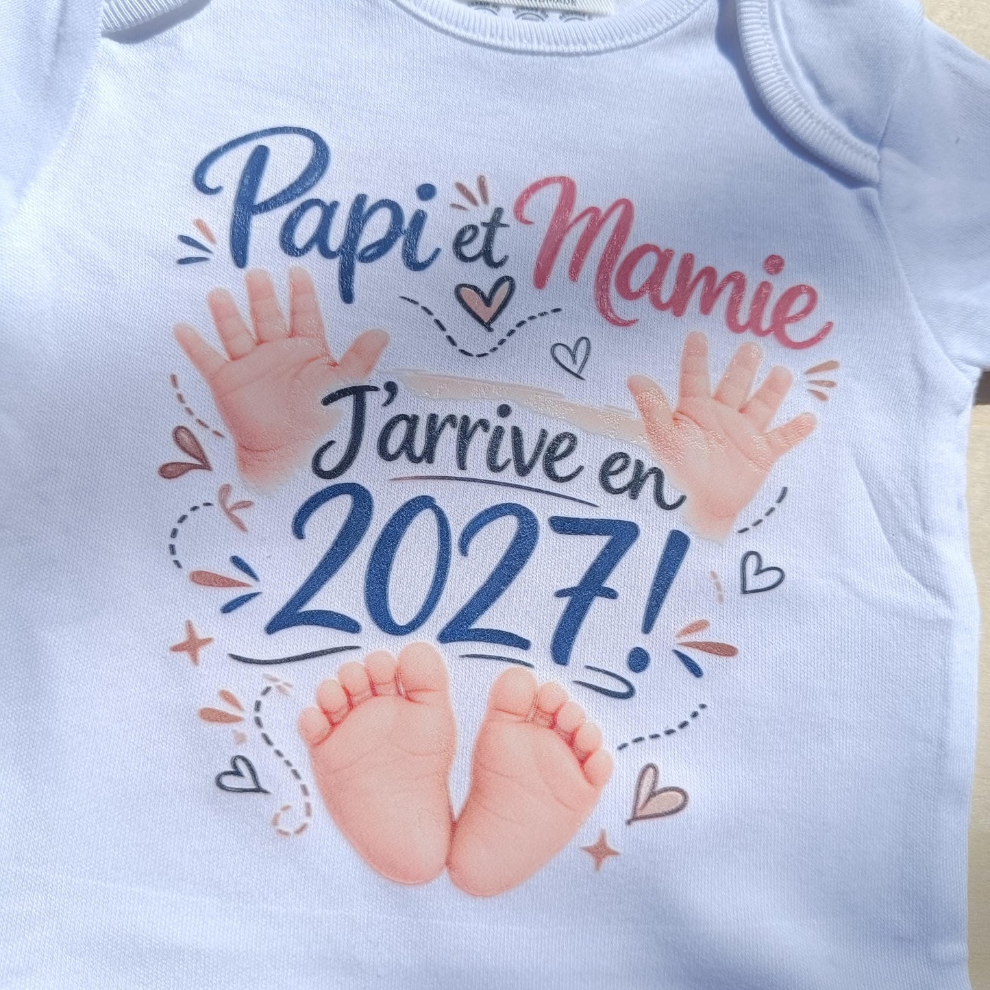 Body bébé pour annonce de grossesse