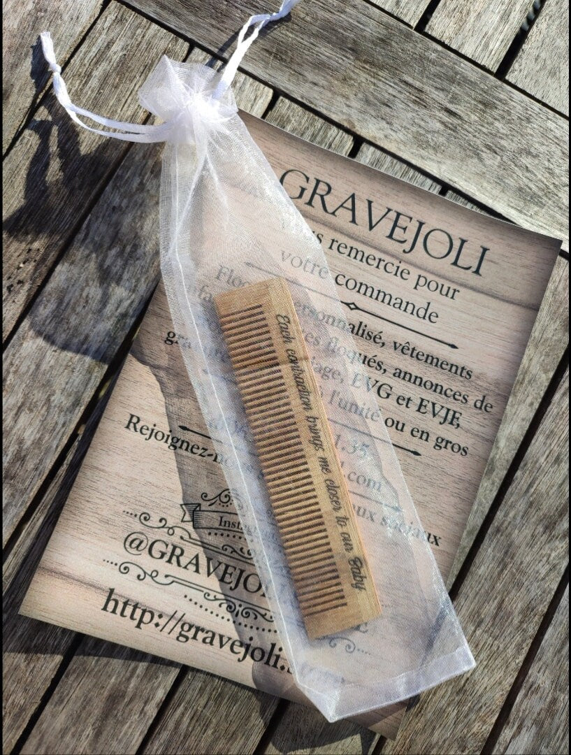Labor Comb Wooden Pain Relief Tool Birth Activating Pressure Point Pregnancy Support Natural Contraction Aid
