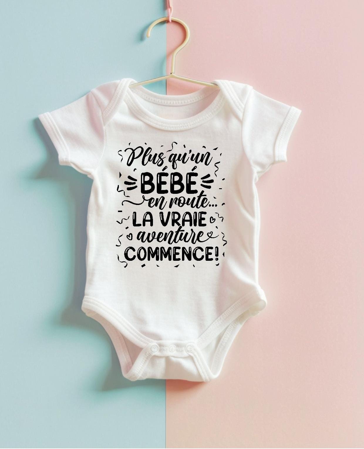 Body bébé annonce de naissance et grossesse à Papa Papi Mamie Tonton Tata Parrain, liste de naissance, bébé arrive, surprise, idée cadeau