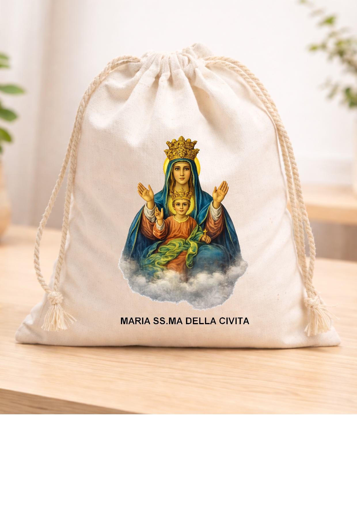 Sac pochon à cordon en tissu, coton, personnalisé avec VOTRE DESIGN, imprimé en DTF, haute qualité, texte au choix, dessin au choix