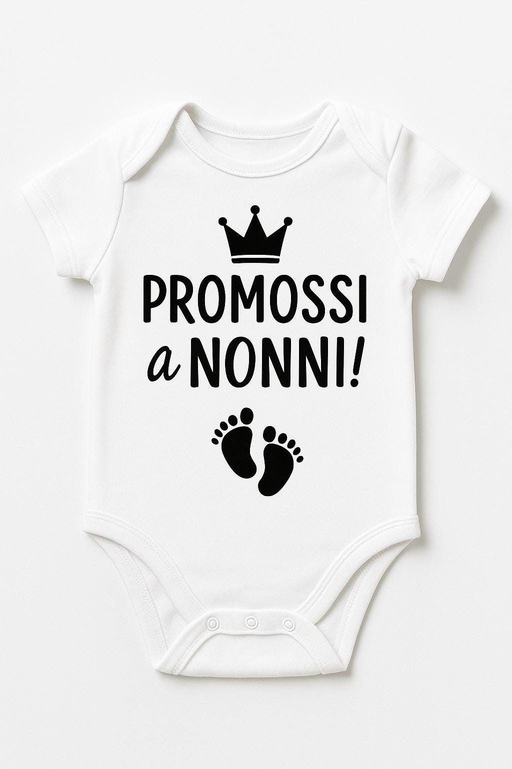 Personalized Baby Bodysuit Pregnancy Announcement Gift for Grandparents Family White Cotton Custom Phrase Newborn Onesie