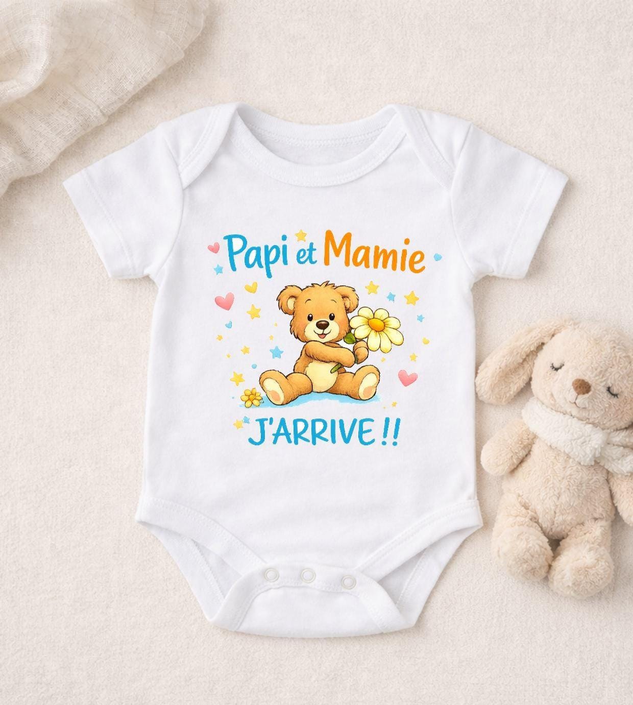 Body bébé annonce de grossesse personnalisé