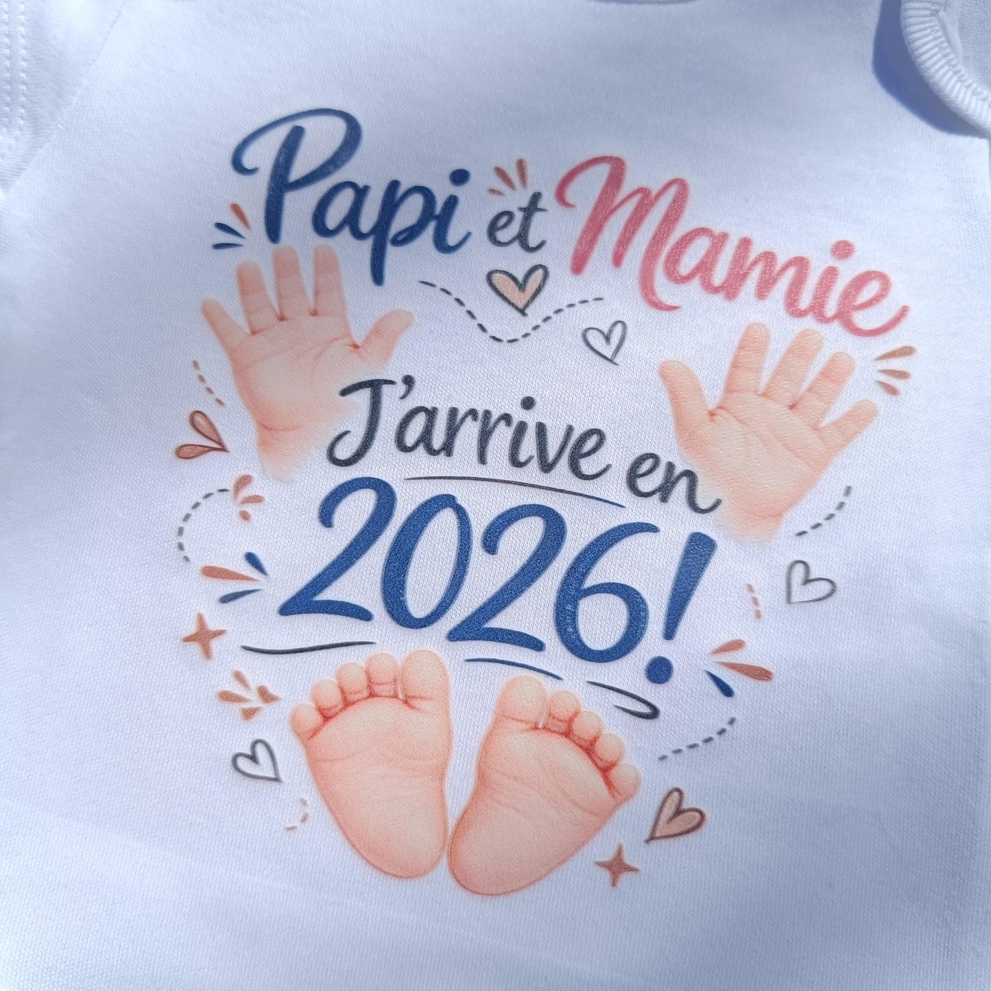 Body bébé pour annonce de grossesse