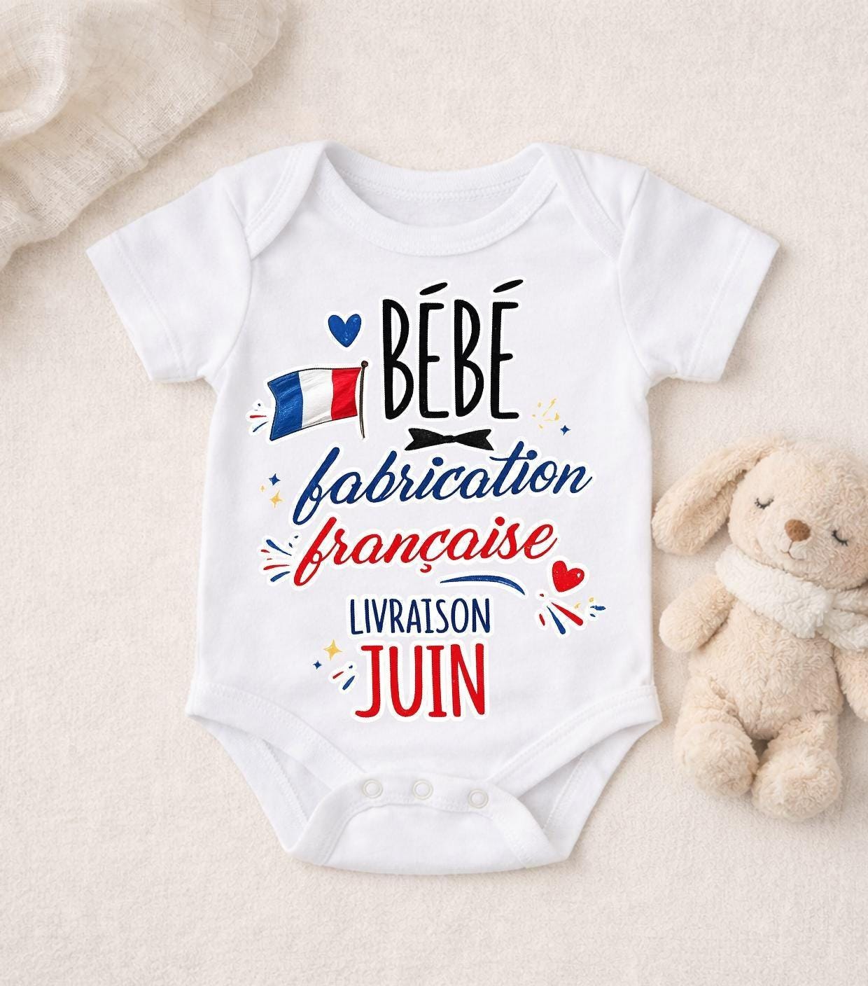 Body bébé annonce de grossesse personnalisé