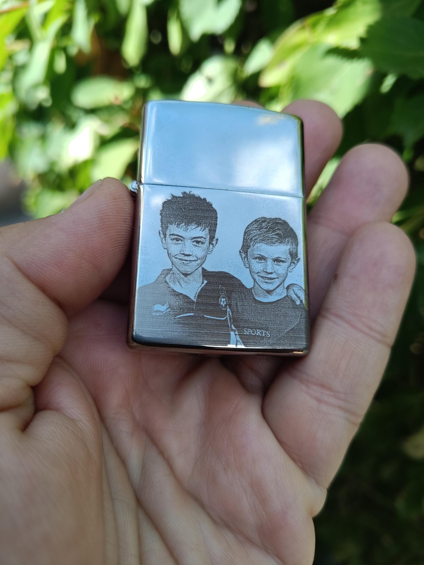 Briquet Personnalisé Gravé – Photo ou Texte sur Mesure