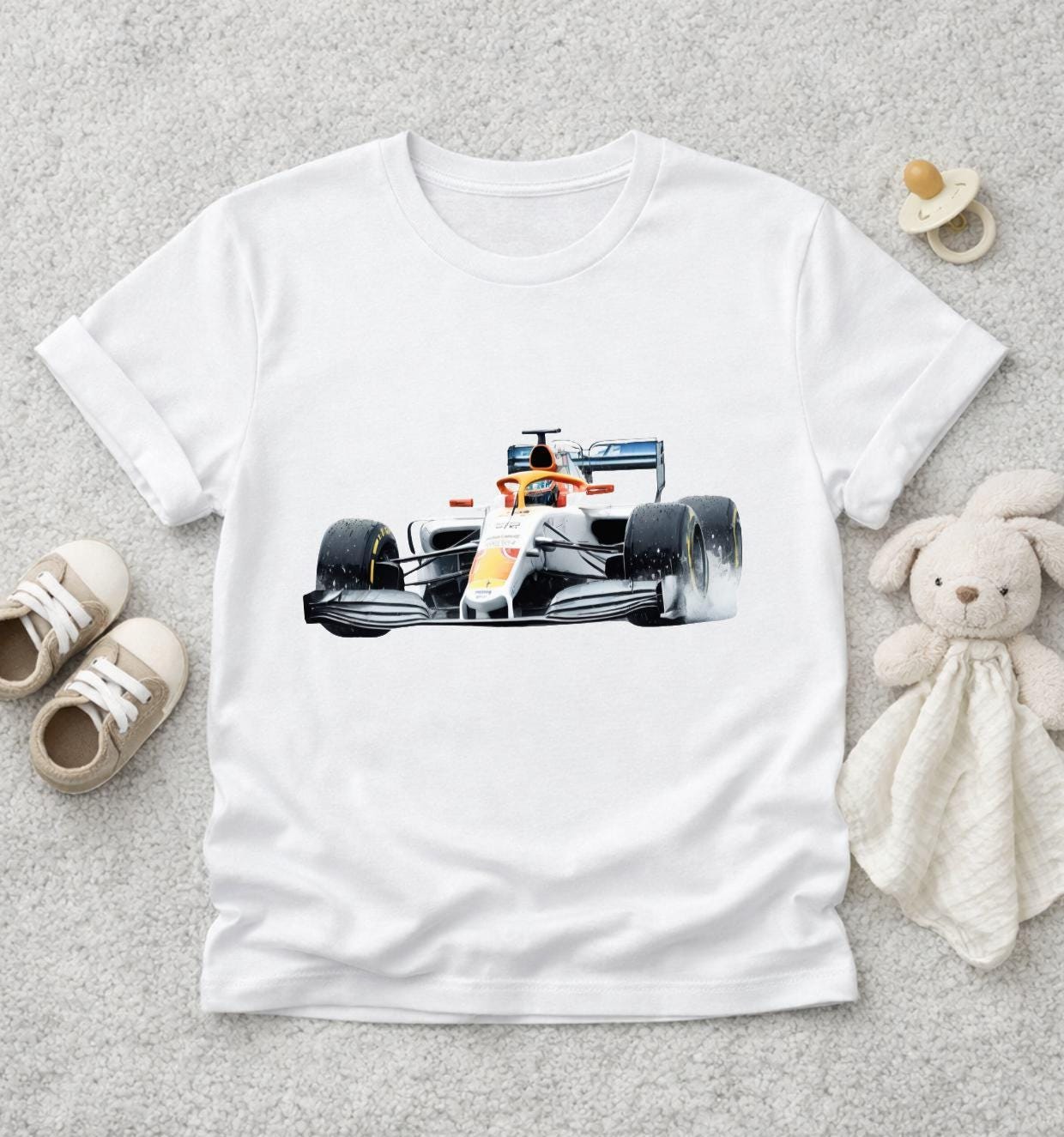 Tshirt imprimé Formule 1 F1 – T-shirt adulte, enfant ou body bébé – Cadeau original DTF  – Formule 1, F1, impression sur tshirt