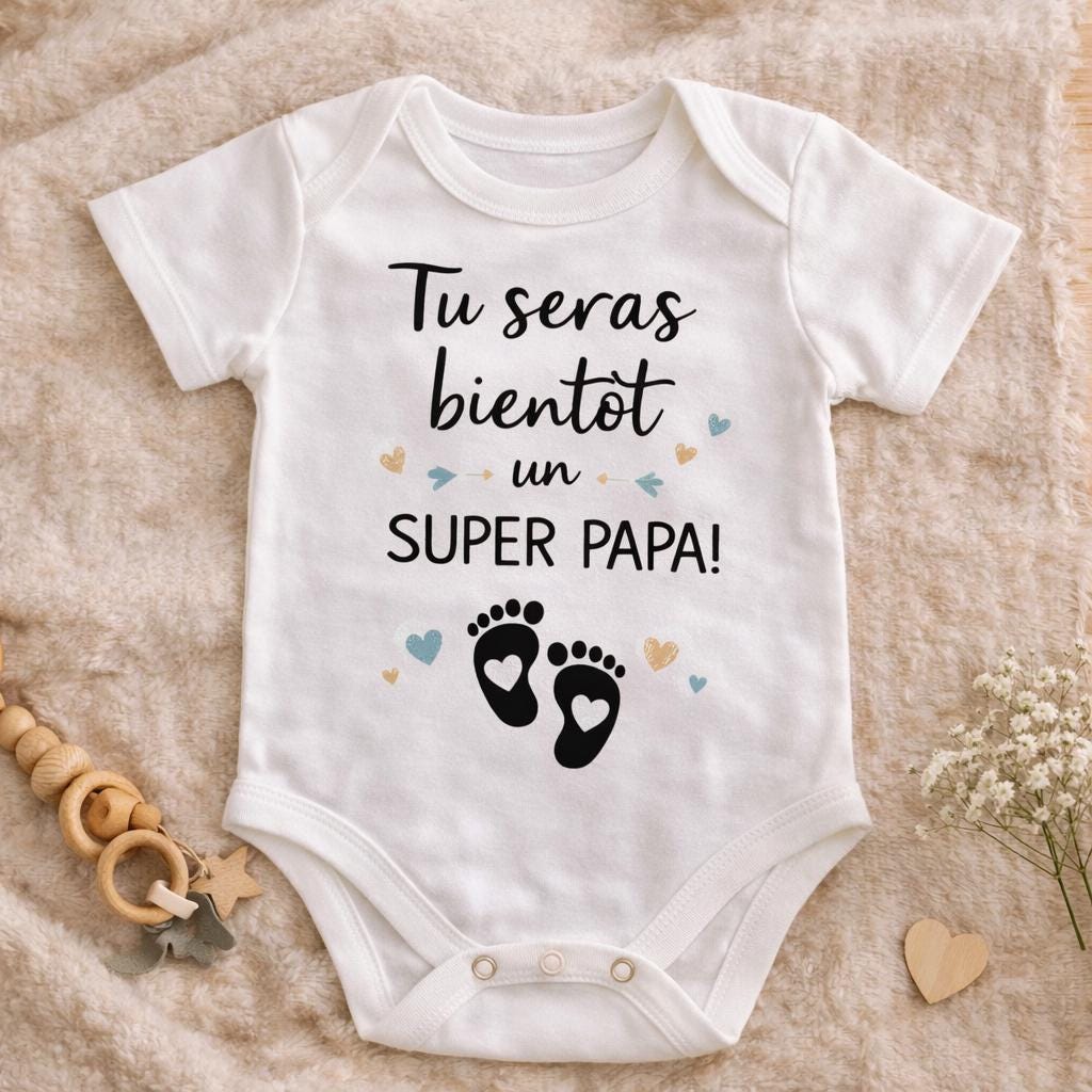 Body bébé annonce grossesse personnalisée | Futur papi mamie tonton tata parrain marraine | annonce naissance | Cadeau famille grossesse