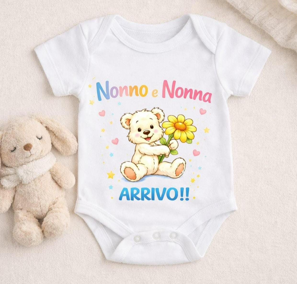 Body neonato annuncio gravidanza