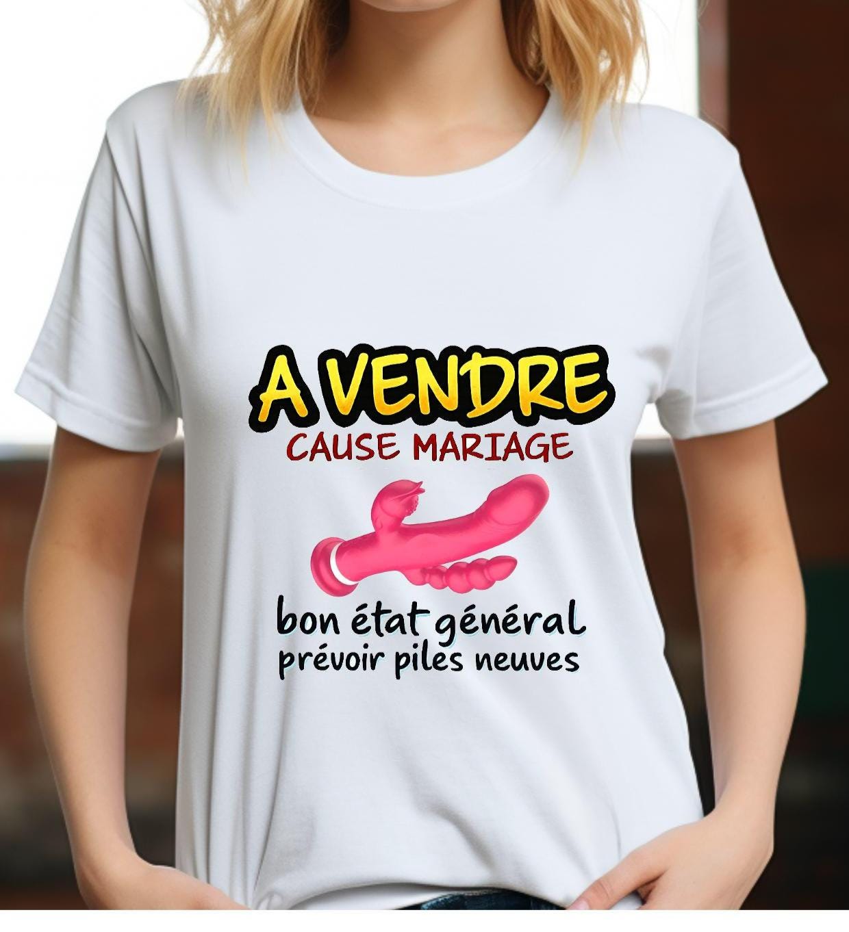Tshirt EVJF marrant avec sextoy