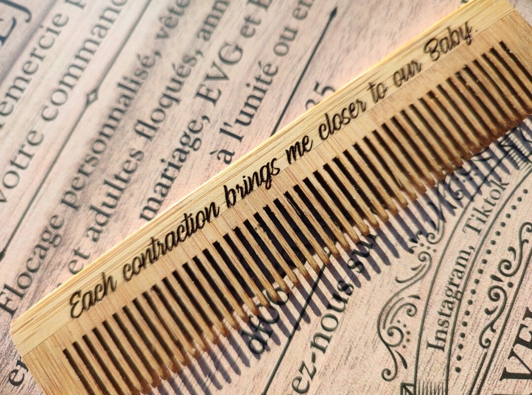 Labor Comb Wooden Pain Relief Tool Birth Activating Pressure Point Pregnancy Support Natural Contraction Aid