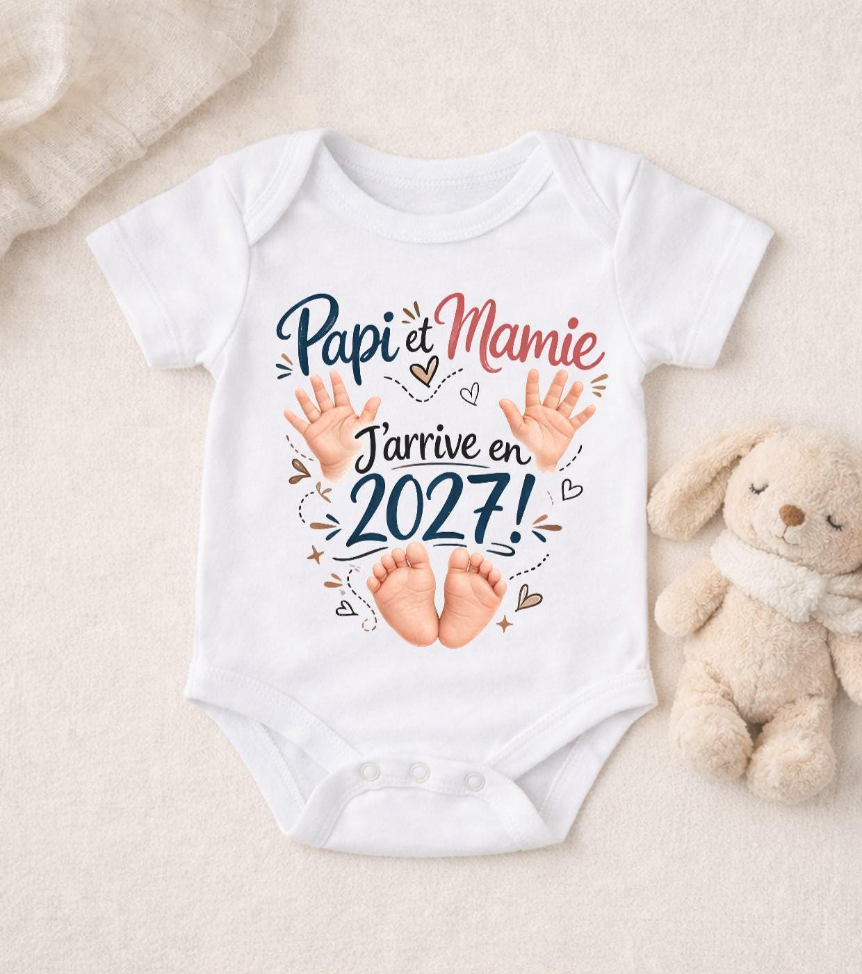 Body bébé pour annonce de grossesse