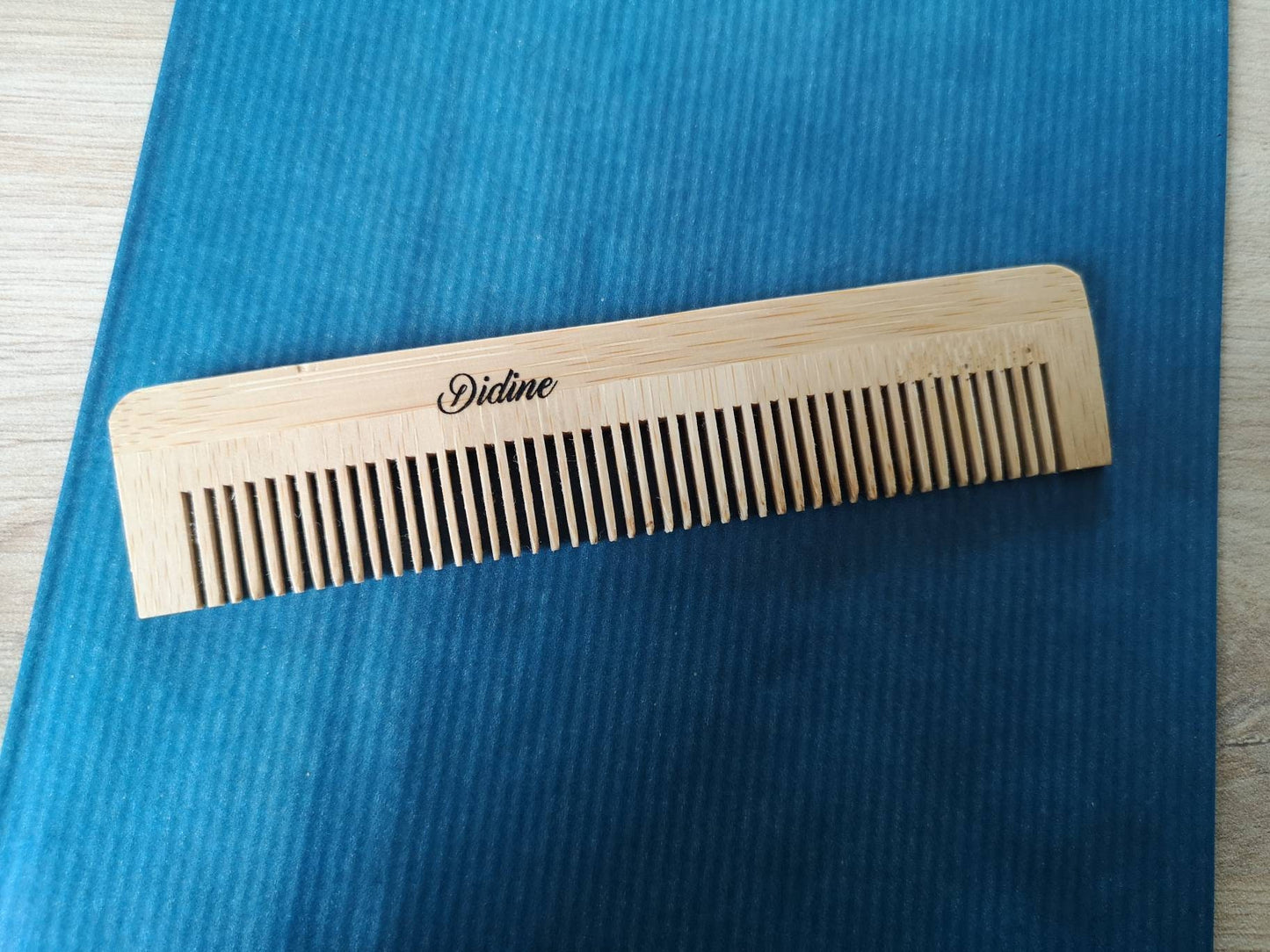 Personalized Wooden Birth Comb Engraved with Name Mantra for Natural Painless Labor Doula Midwife Gift