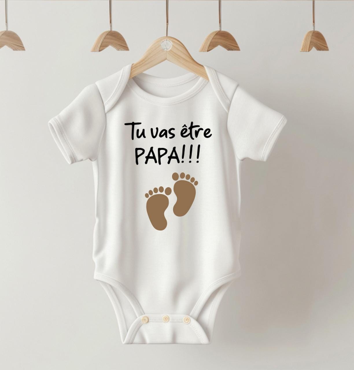 Body annonce grossesse / annonce grossesse / body pour le futur papa/body personnalisé futurs parents