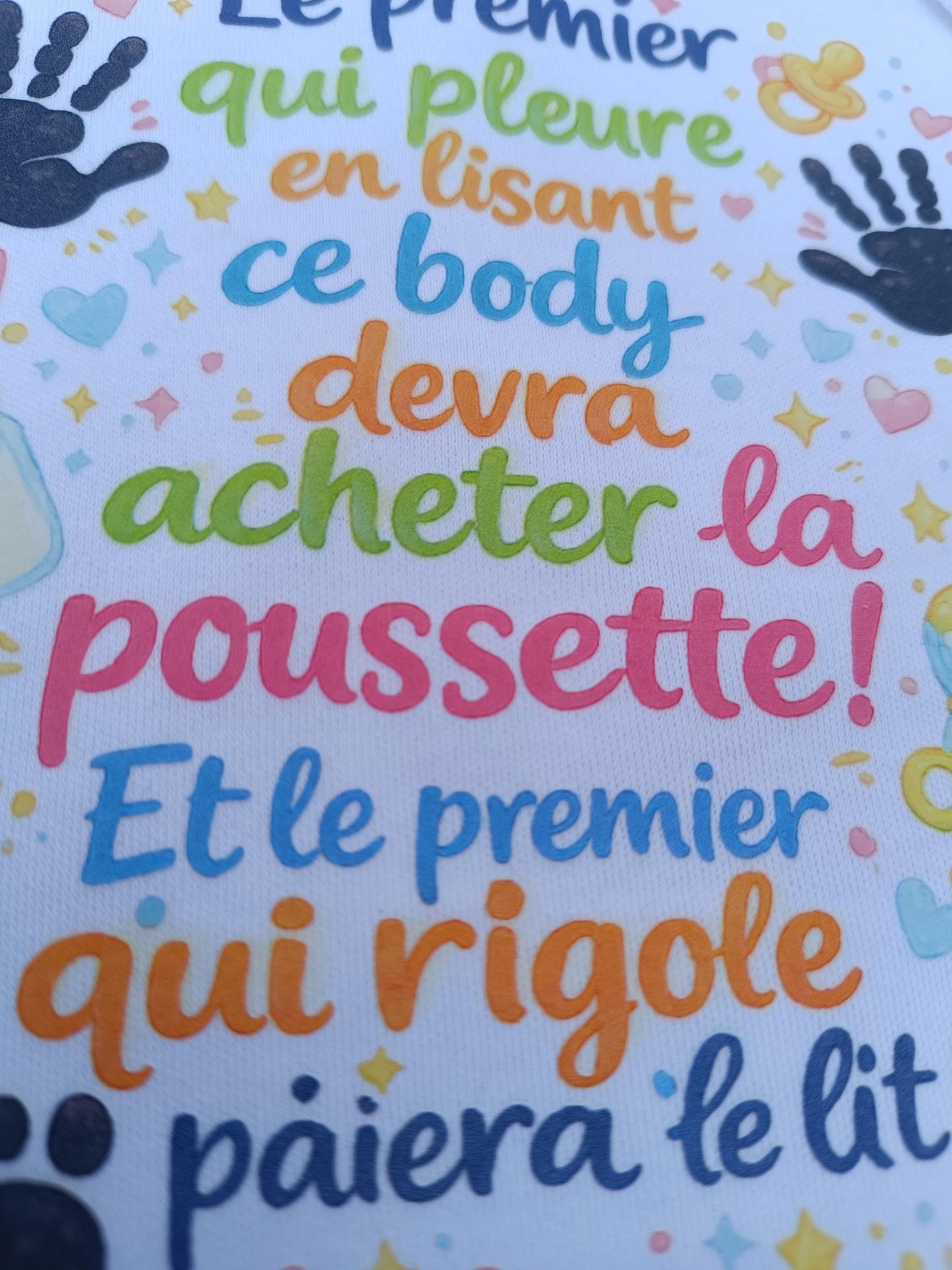 Votre photo image de ChatGPT ou IA imprimé sur Body ou Tshirt