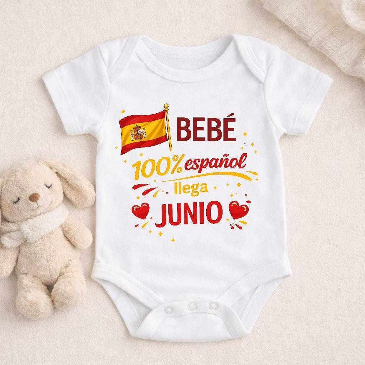 Body bebé anuncio embarazo Bebé 100% español