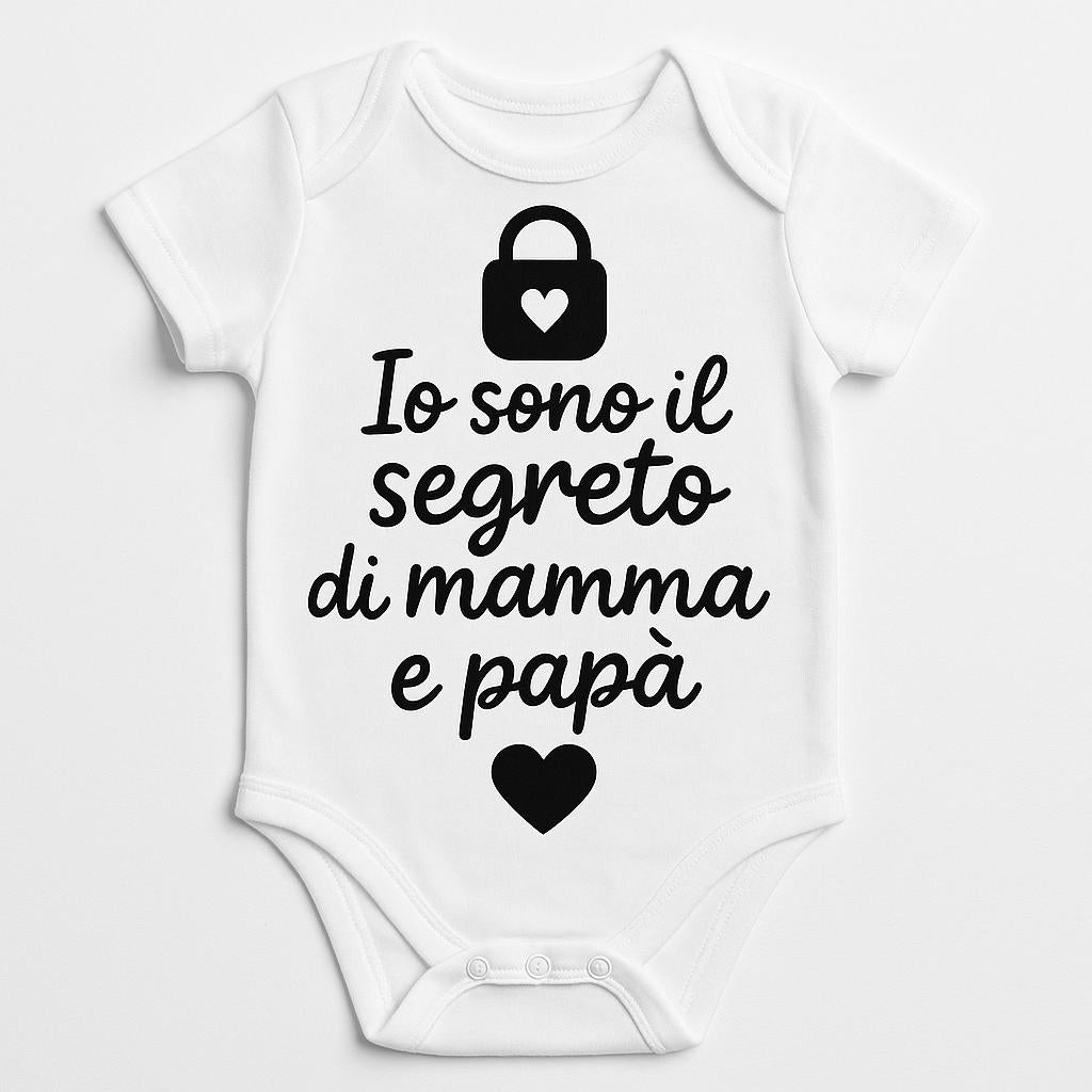 Personalized Baby Bodysuit Pregnancy Announcement Gift for Grandparents Family White Cotton Custom Phrase Newborn Onesie