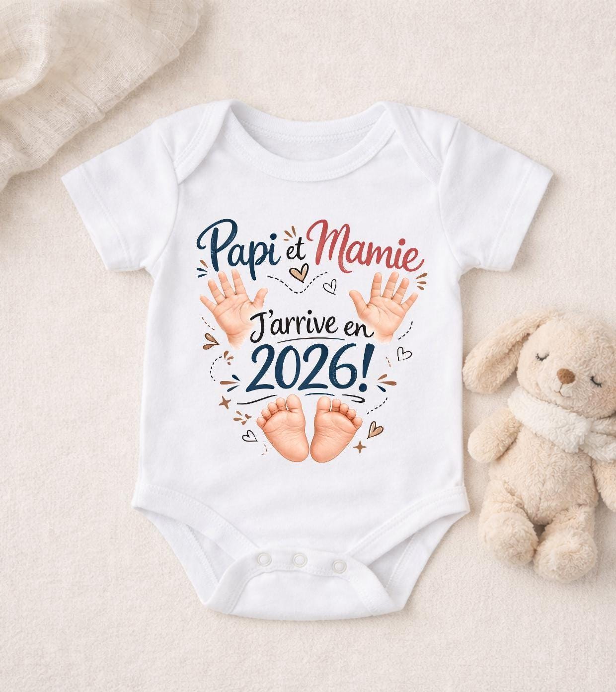 Body personnalisé annonce de grossesse (2026 2027)