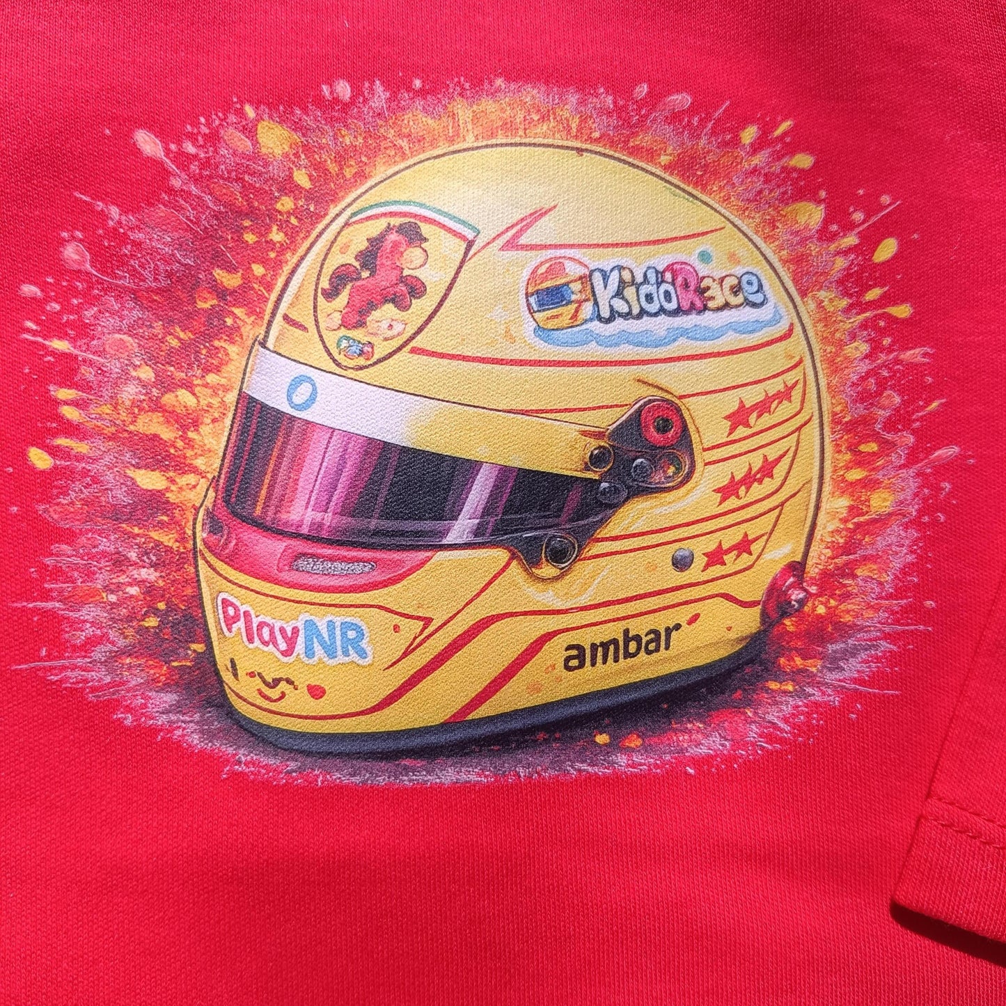 Body bébé F1 – Casque comme Hamilton – Ferrari