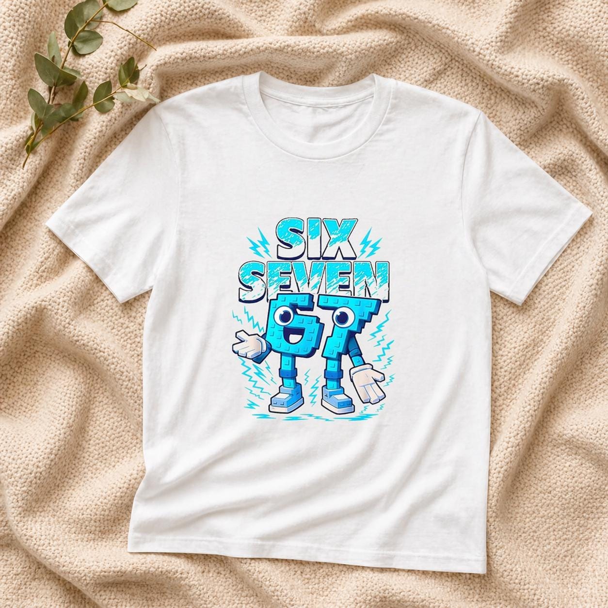 Body bébé ou tshirt Six Seven 6 7 – Cadeau naissance original – Body bébé humour – cadeau papa – Body personnalisé