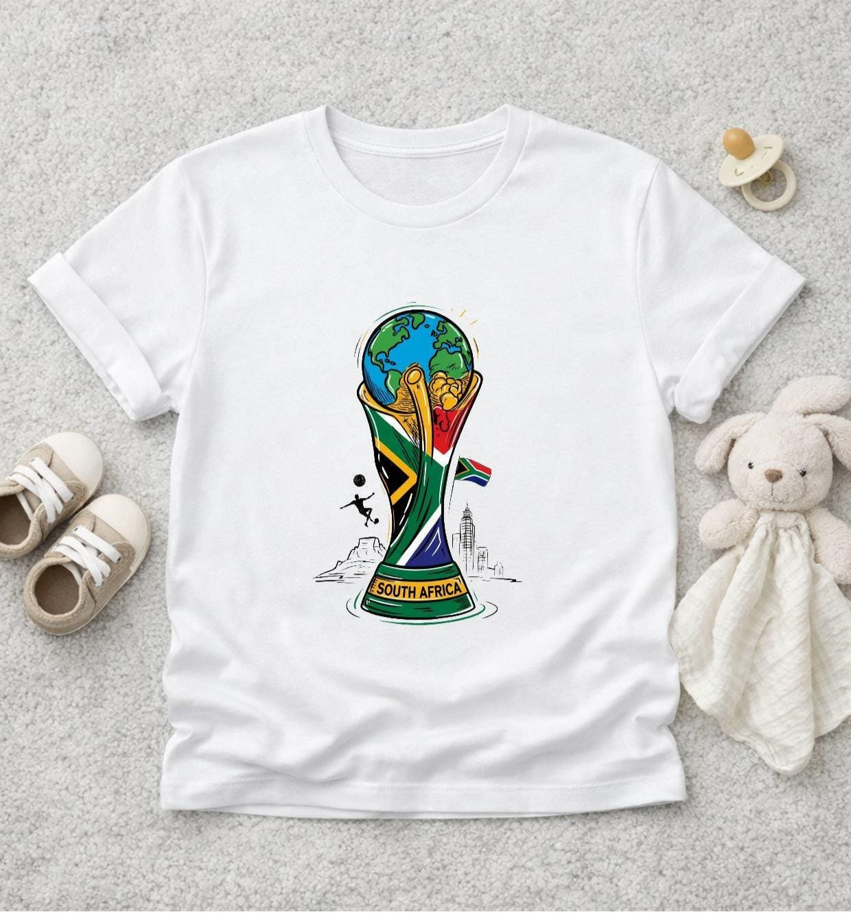 T-shirt adulte ou enfant ou body bébé Coupe du Monde 2026 foot Algérie