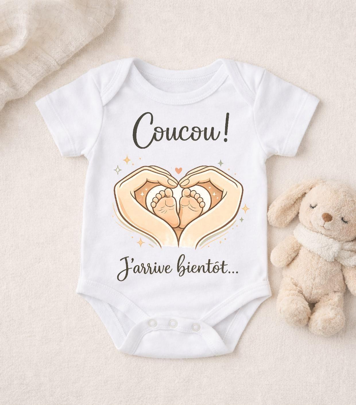Body bébé pour annonce de grossesse